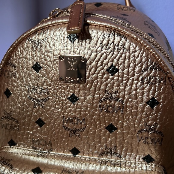 MCM Stark Visetos Small Side-Stud Backpack - Picture 2 of 6